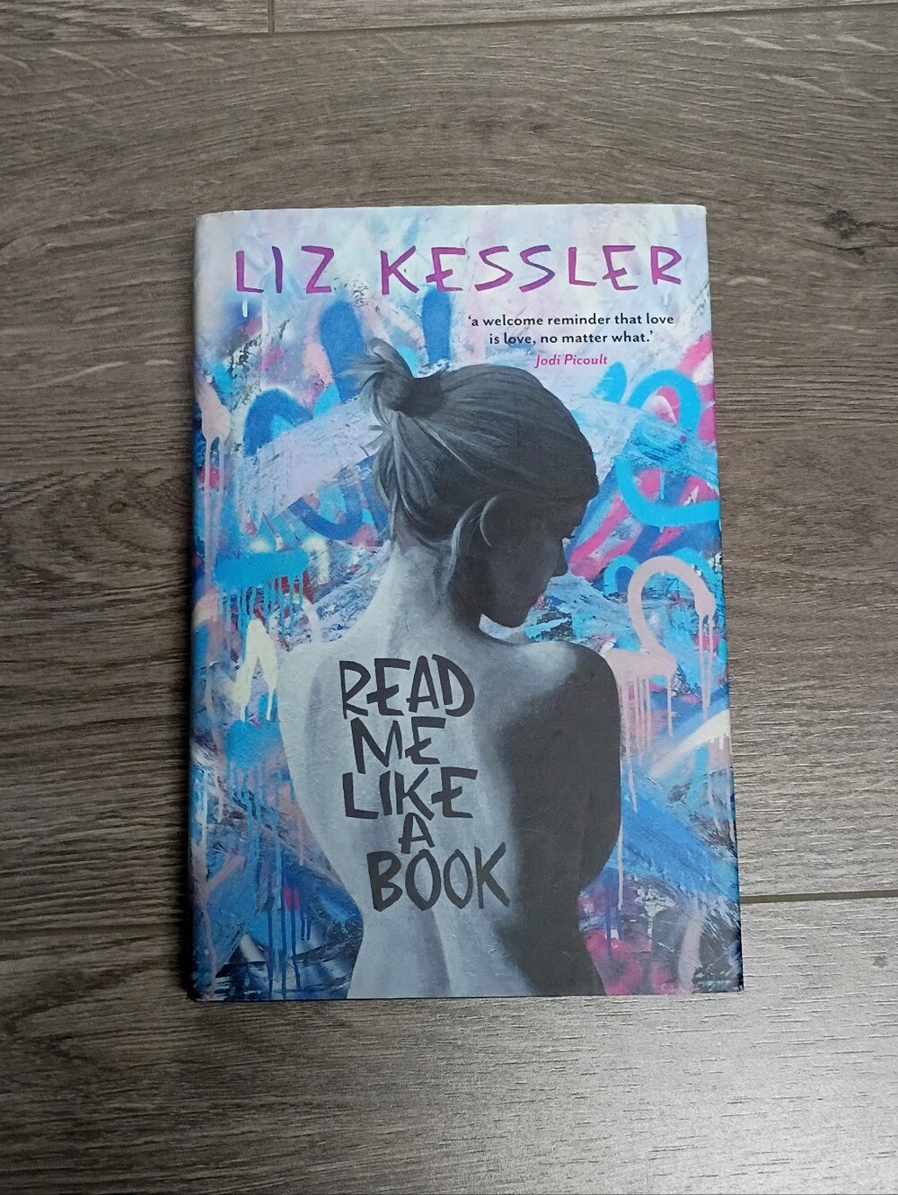 **3/$16 SALE - Read Me Like A Book by Liz Kessler - Blue/Pink Hard Cover